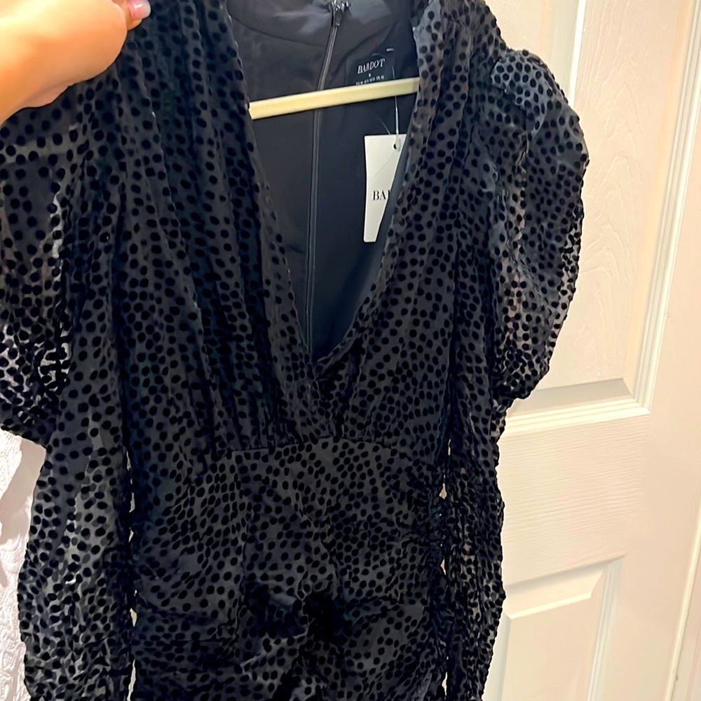 Bardot mini dress